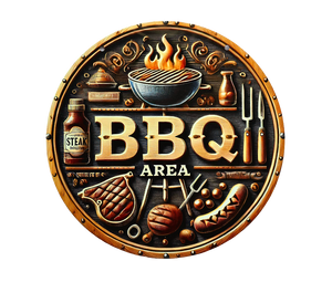 Retro Metal Sign- BBQ AREA