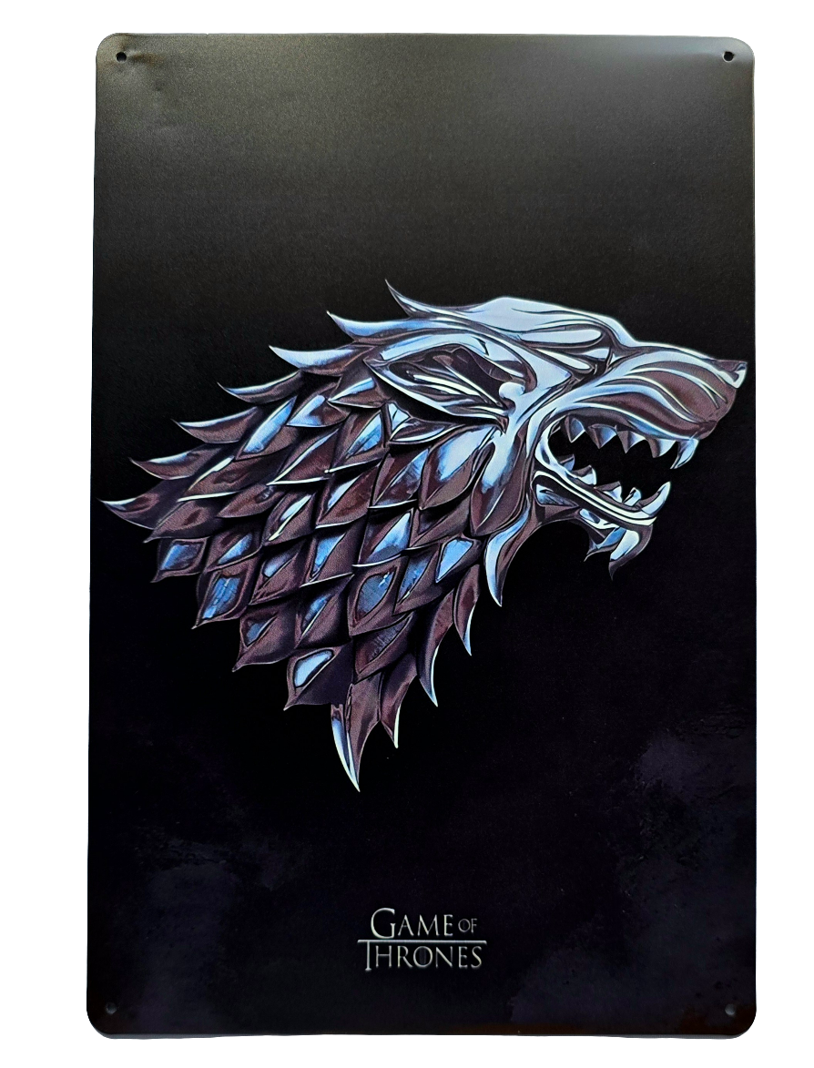 Retro Metal Sign- Game of Thrones