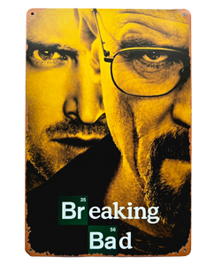 Retro Metal Sign- Breaking Bad