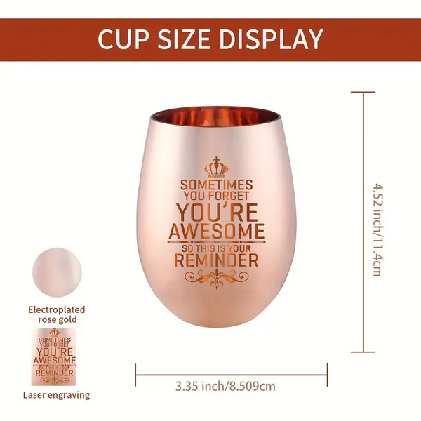 Rose Golden Drink Mug/Glass