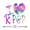 Heat Transfer Sticker -I Love K-POP