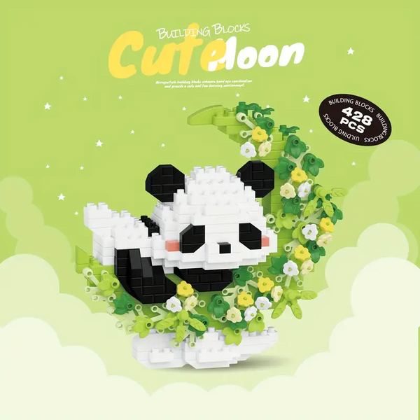 Sleeping Panda Building Blocks Set