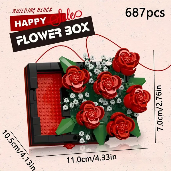 Roses Garden Building Blocks Set