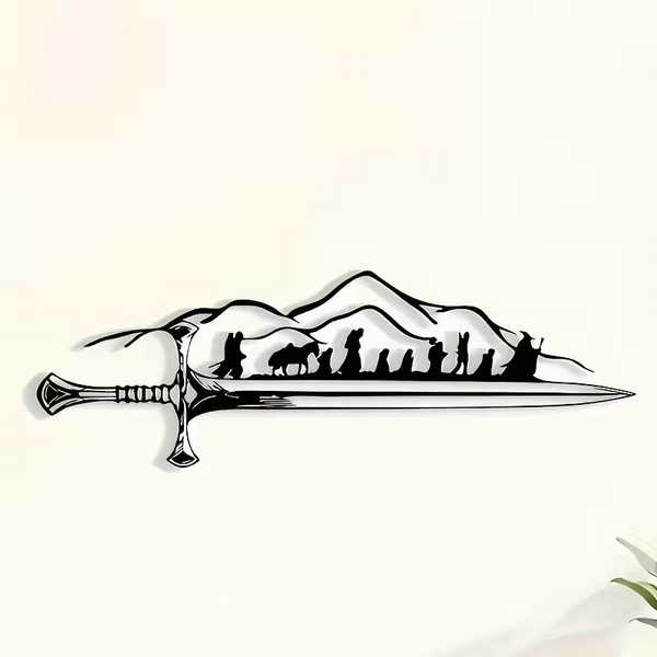 The Fellowship of the Ring  Metal Wall Art