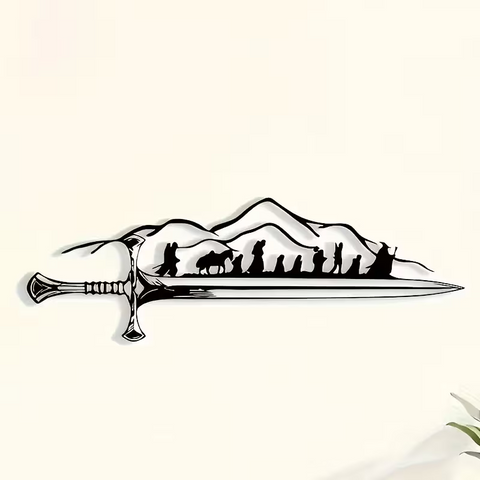 The Fellowship of the Ring  Metal Wall Art