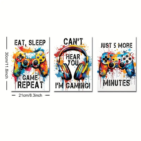 Game Art Canvas - White