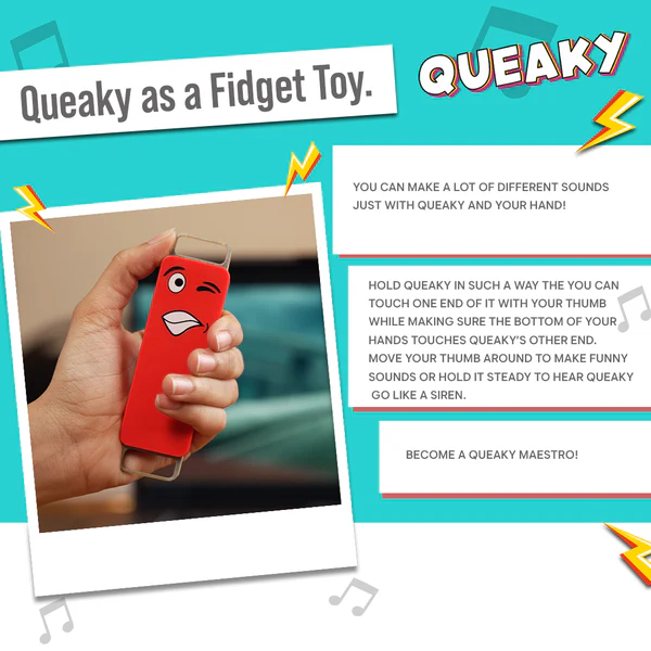Blix Queaky- STEM, Experimental, Learning, Creative, Educational Toy