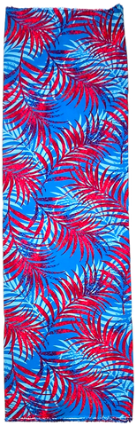Blue Pink Leaves Lavalava