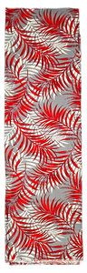 Grey Red Leaves Lavalava
