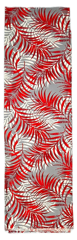 Grey Red Leaves Lavalava