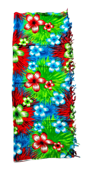 Green Sarong with Frills