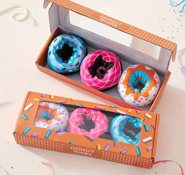 Donut-Themed Socks Giftpack