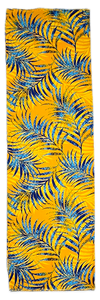 Yellow Blue Leaves Lavalava
