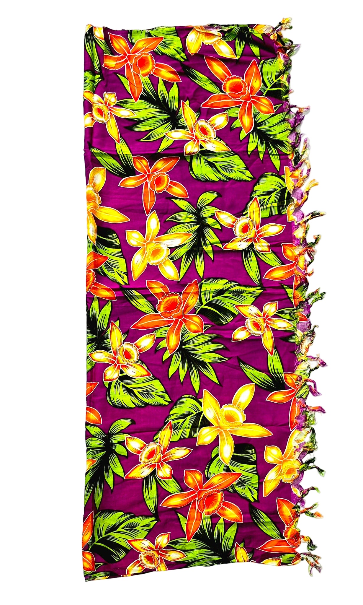 Purple Sarong with Frills