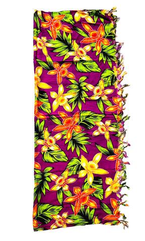 Purple Sarong with Frills