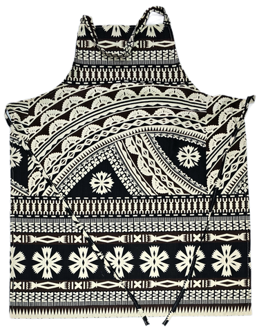 Tapa 3 Tone Brown Apron-Unisex