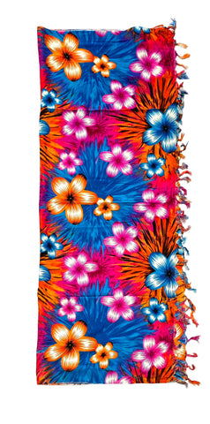 Blue Sarong with Frills