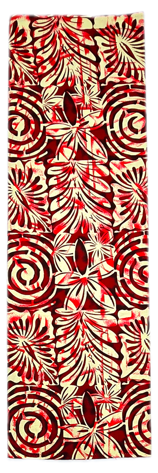 Ruby Red & Cream Lavalava