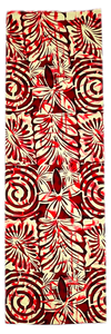 Ruby Red & Cream Lavalava