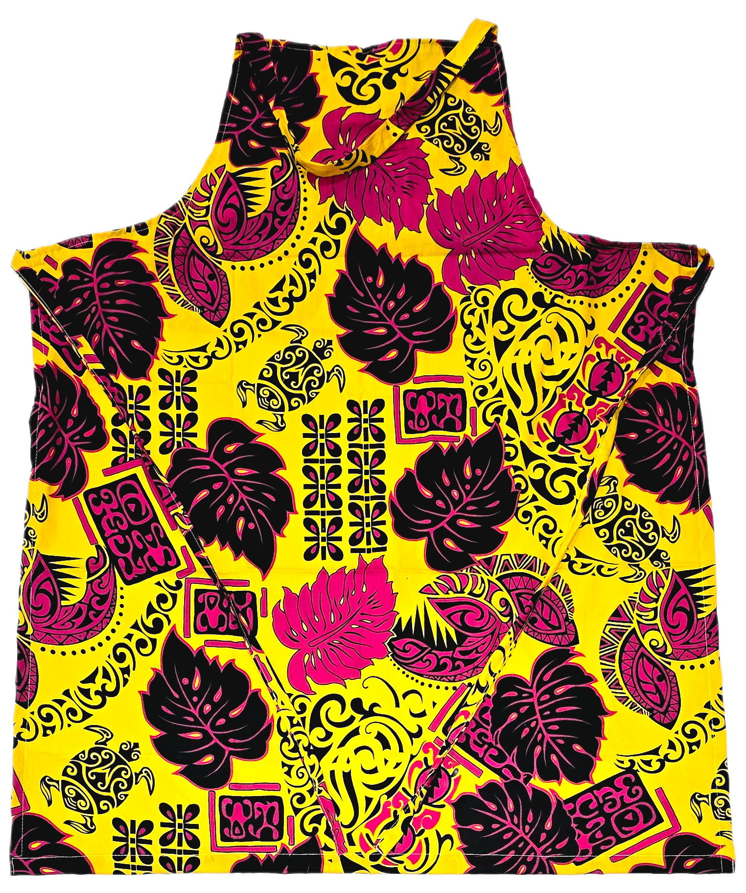 Yellow Island Design Apron-Unisex