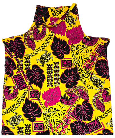 Yellow Island Design Apron-Unisex