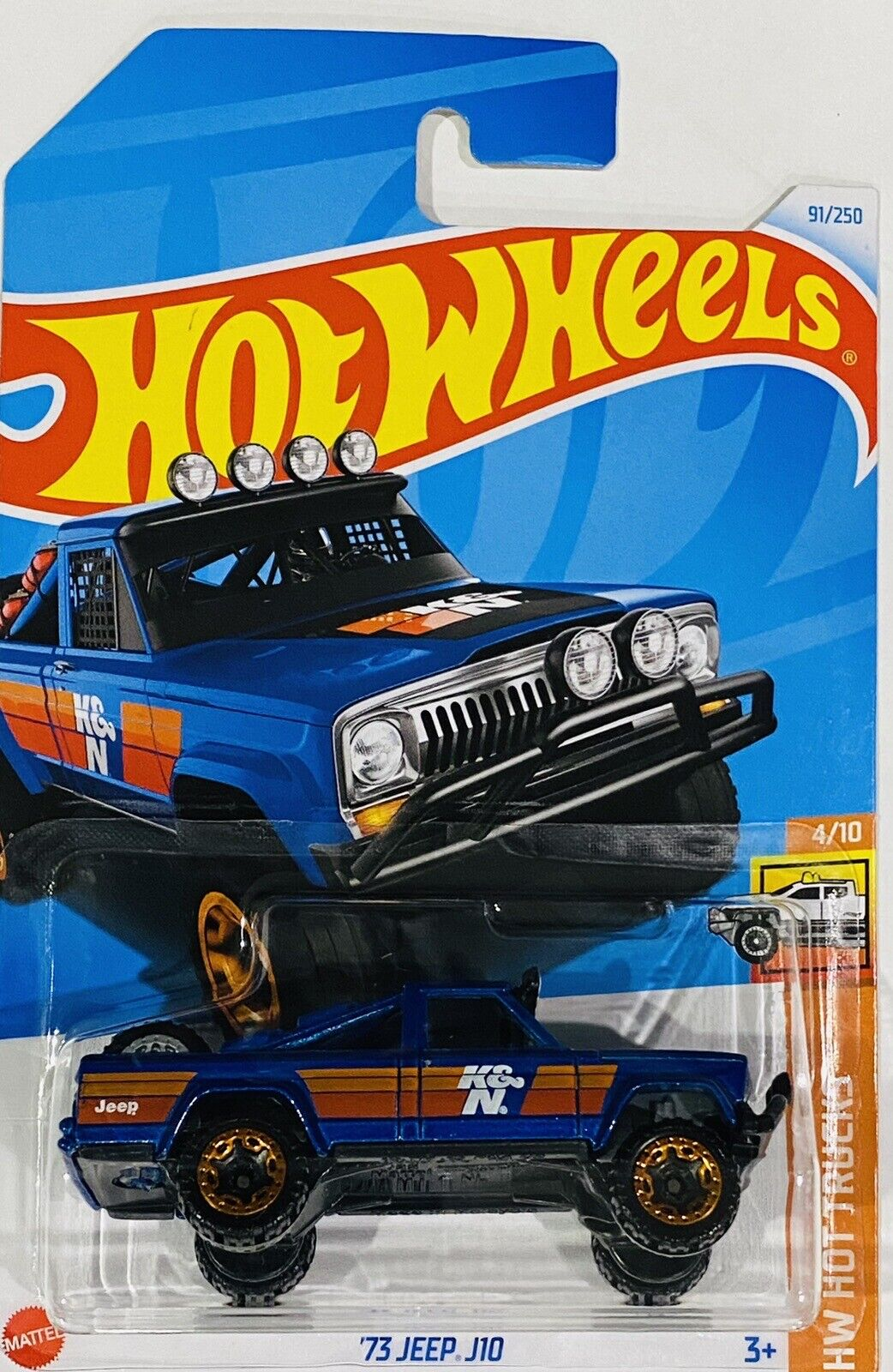 Hot Wheels ‘73 Jeep J10 Blue