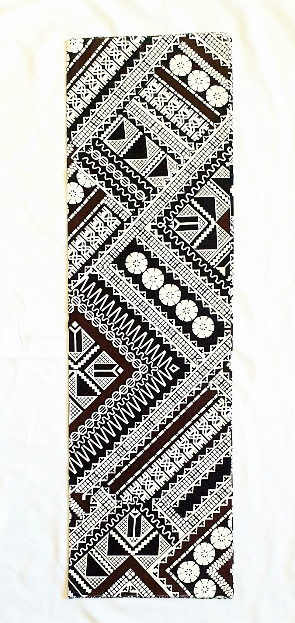 Lavalava Tapa Design- WHITE