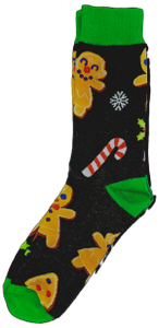 Sloth Sox- Gingerbread Man Socks