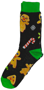 Sloth Sox- Gingerbread Man Socks