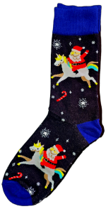 Sloth Sox- Santa & Unicorn Socks