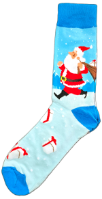 Sloth Sox- Santa Socks