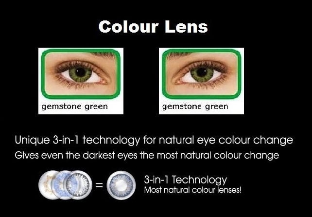 Cosmetic Contact Lens- Gemstone Green