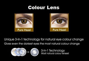 Cosmetic Contact Lens- Pure Hazel