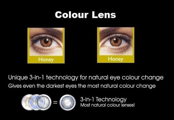 Cosmetic Contact Lens- Honey