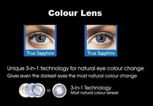 Cosmetic Contact Lens- True Sapphire