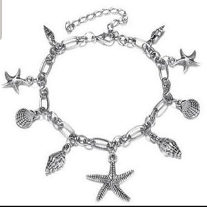 Shell Starfish Anklet