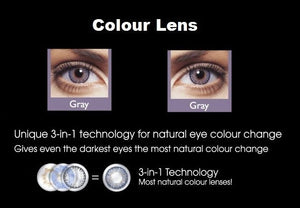 Cosmetic Contact Lens- Grey