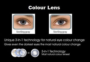 Cosmetic Contact Lens- Sterling Grey