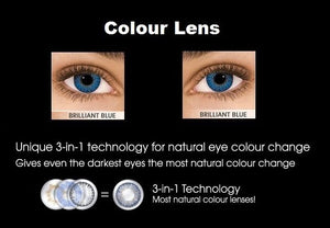 Cosmetic Contact Lens- Brilliant Blue