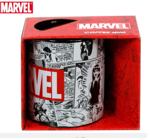 Marvel 330mL Red Brick Logo Coffee Mug