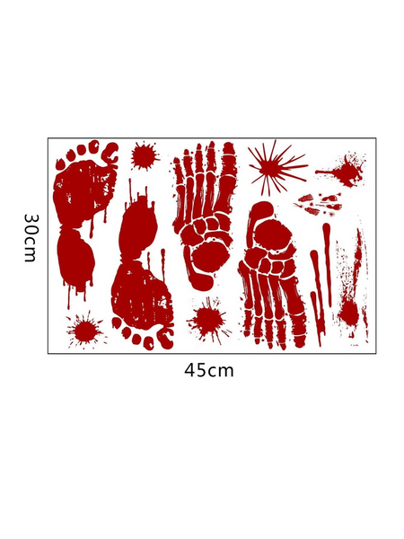 Foot Print Sticker Deco