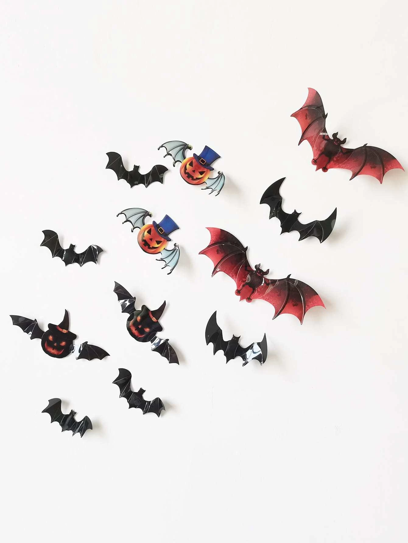 3D Bats Wall Deco(12pack)