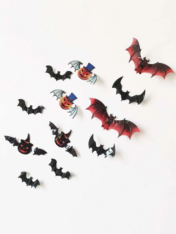 3D Bats Wall Deco(12pack)