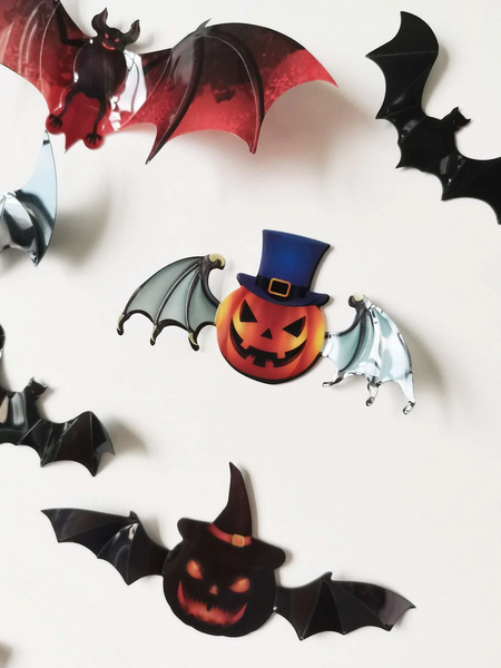 3D Bats Wall Deco(12pack)