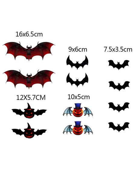 3D Bats Wall Deco(12pack)