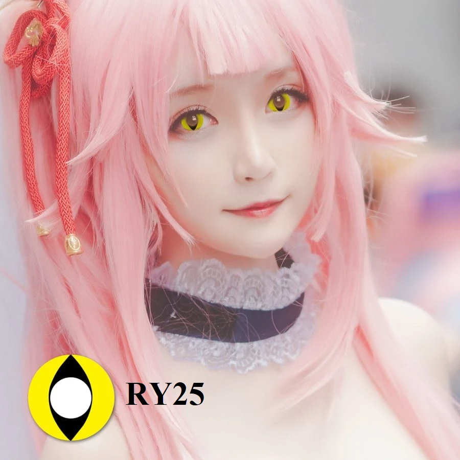 Cosmetic Lens - Yellow Cat