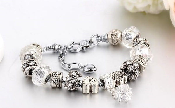 Crystal Charm Bracelet