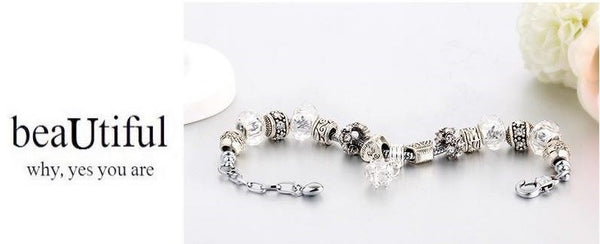 Crystal Charm Bracelet