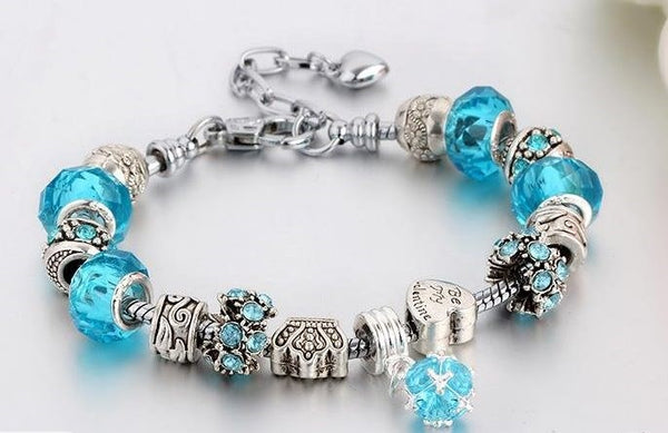 Crystal Charm Bracelet