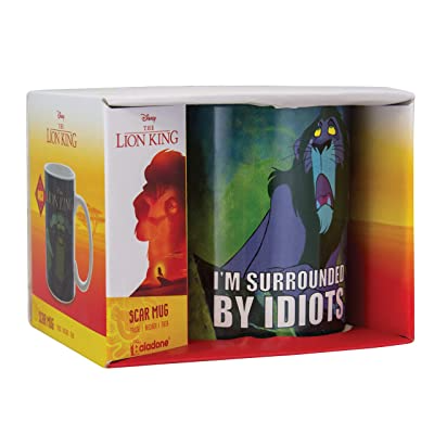 Disney Lion King- I'm Surrounded By Idiots Scar Mug 330ml